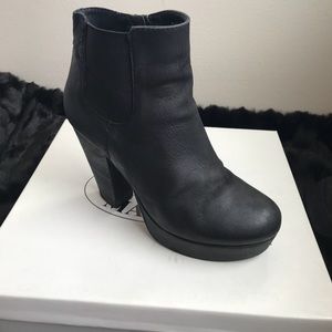 Steve Madden Black Booties